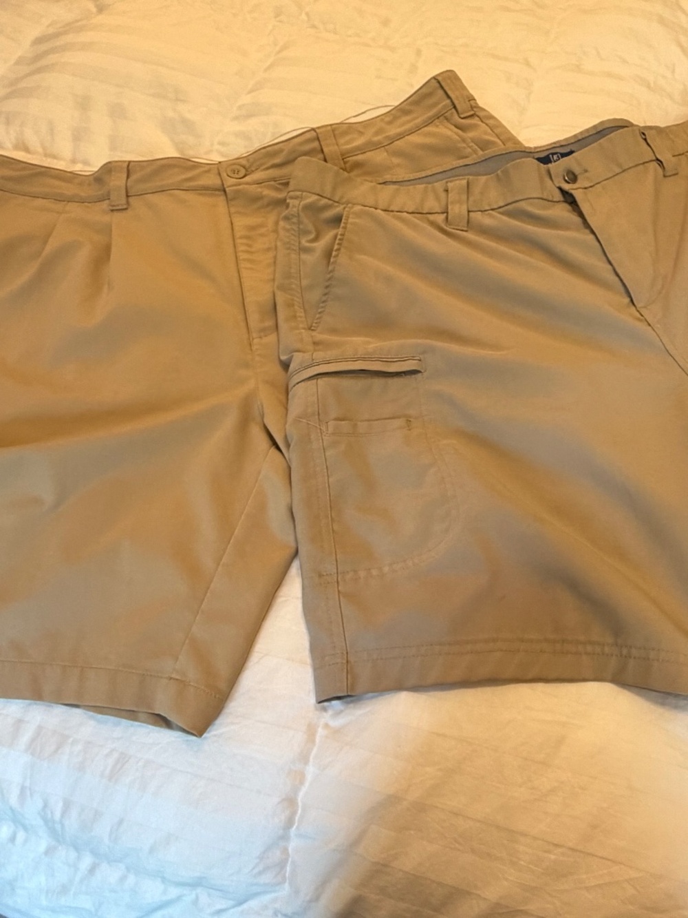 Golf shorts, Reebok & George, tan, size 46